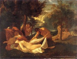 Schlafende Venus, von Satyr überrascht