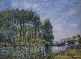 Frühling auf dem Loing Fluss