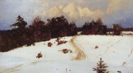 Winterlandschaft. Behovo.