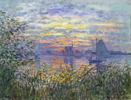 Sonnenuntergang auf dem Siene