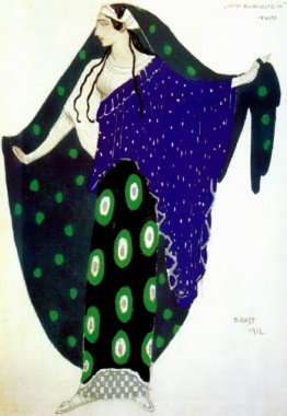 Helene de Sparte Ida Rubinstein in Akt IV