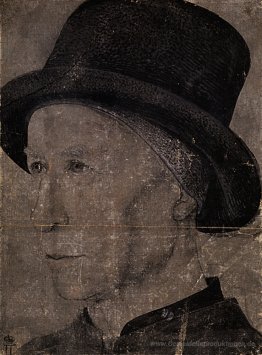 Portrait der Mann mit Hut