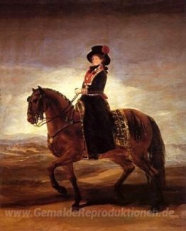 Reiterporträt von Maria Luisa von Parma