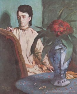 Frau mit dem Oriental Vase