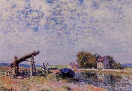Der Loing Canal Saint Mammes
