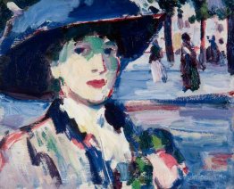 Anne Estelle Rice in Paris (Closerie des Lilas)