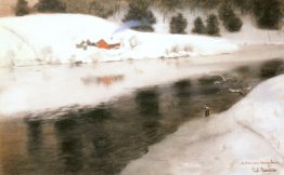 Winter am Fluss Simoa