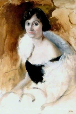 The White Federboa (Lady Elizabeth Asquith)