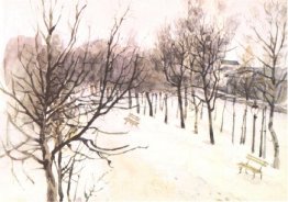 Zubovsky boulevard im Winter
