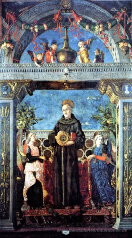 St. Bernhardin von Siena mit den Engeln
