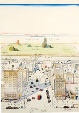 Blick auf die Welt von 9th Avenue
