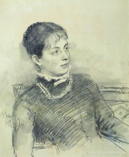 Portrait einer jungen Frau sitzen auf der Couch