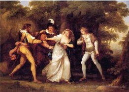 Valentine Rescues Silvia in 'Zwei Herren aus Verona "