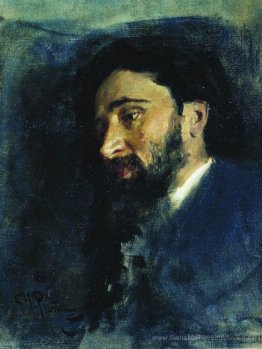 Porträt von Schriftsteller Vsevolod Michailowitsch Garshin. Stud