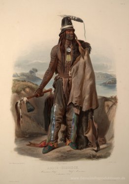 Abdih- Hiddisch. Ein Minatarre Chief, Platte 24 aus Band 1 der "