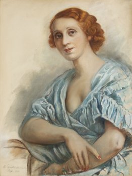 Porträt des Künstlers Schwester