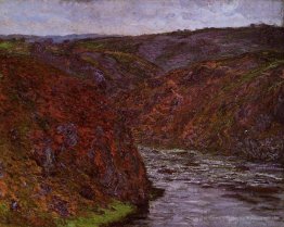 Tal der Creuse, grauer Himmel