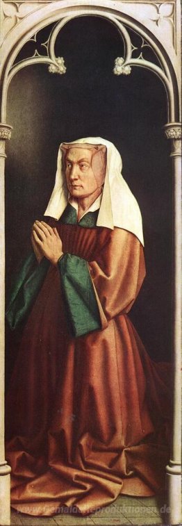 Isabella Borluut, Platte vom Genter Altar
