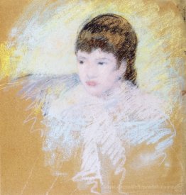 Junge Mädchen mit braunen Haaren