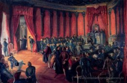Gründungsakt der Stadtsparkasse von Vitoria im Jahre 1850