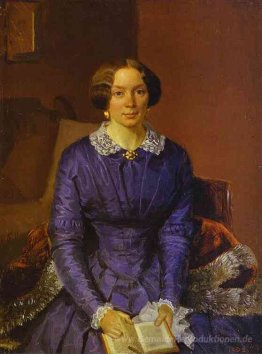 Porträt von Elizaveta Petrovna Zhdanova