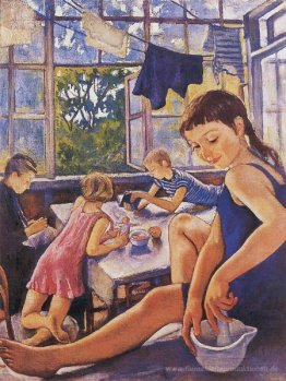 Auf der Terrasse in Charkow