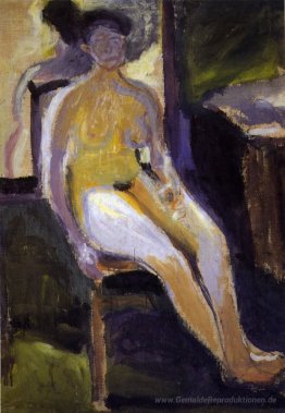 Sitzender weiblicher Akt