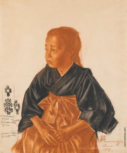 Porträt einer Japanerin