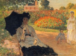 Camille Monet im Garten