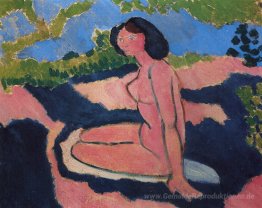 Rosa Akt, oder Seated Nude