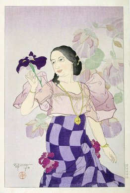 Portrait einer Frau Chamorro - Violet