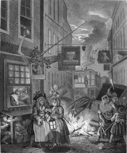 Die vier Tageszeiten: Nacht