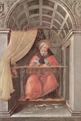 St. Augustine in seiner Zelle