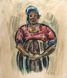 Arabische Frau, Kairouan