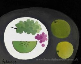 Melone und Trauben