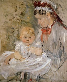 Julie Manet mit ihrer Amme