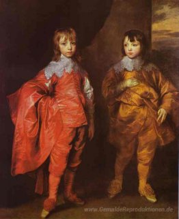 George Villiers, 2. Herzog von Buckingham und sein Bruder Lord F