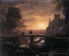 Landschaft mit einem imaginären Ansicht von Tivoli