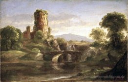Zerstört Burg und Fluss