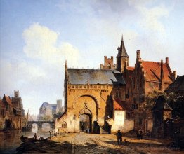 Fantasie cityview von Maassluis