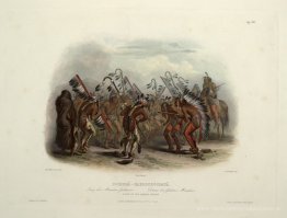 Ischohä Kakoschochatä Tanz der Mandan-Indianer, Platte 25 von Ba