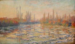 Schwimmende Eis auf der Seine 02