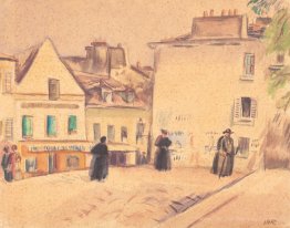 Plaza in Montmartre
