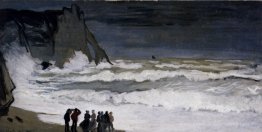 Raues Meer bei Etretat