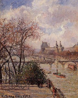 Der Louvre, Graues Wetter, Nachmittag