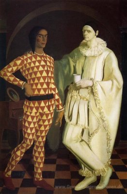 Selbstportraits (Harlekin und Pierrot) - mit Vasiliy Shukhaev