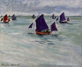 Fischerboote off Pourville