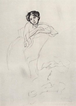 Female Portrait und Sketches of Hands