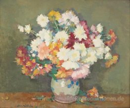 Pipkin mit Chrysanthemen
