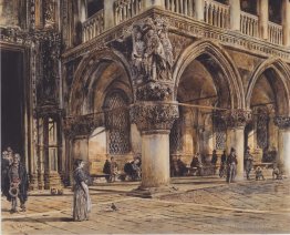 Blick auf den Palazzo Ducale in Venedig